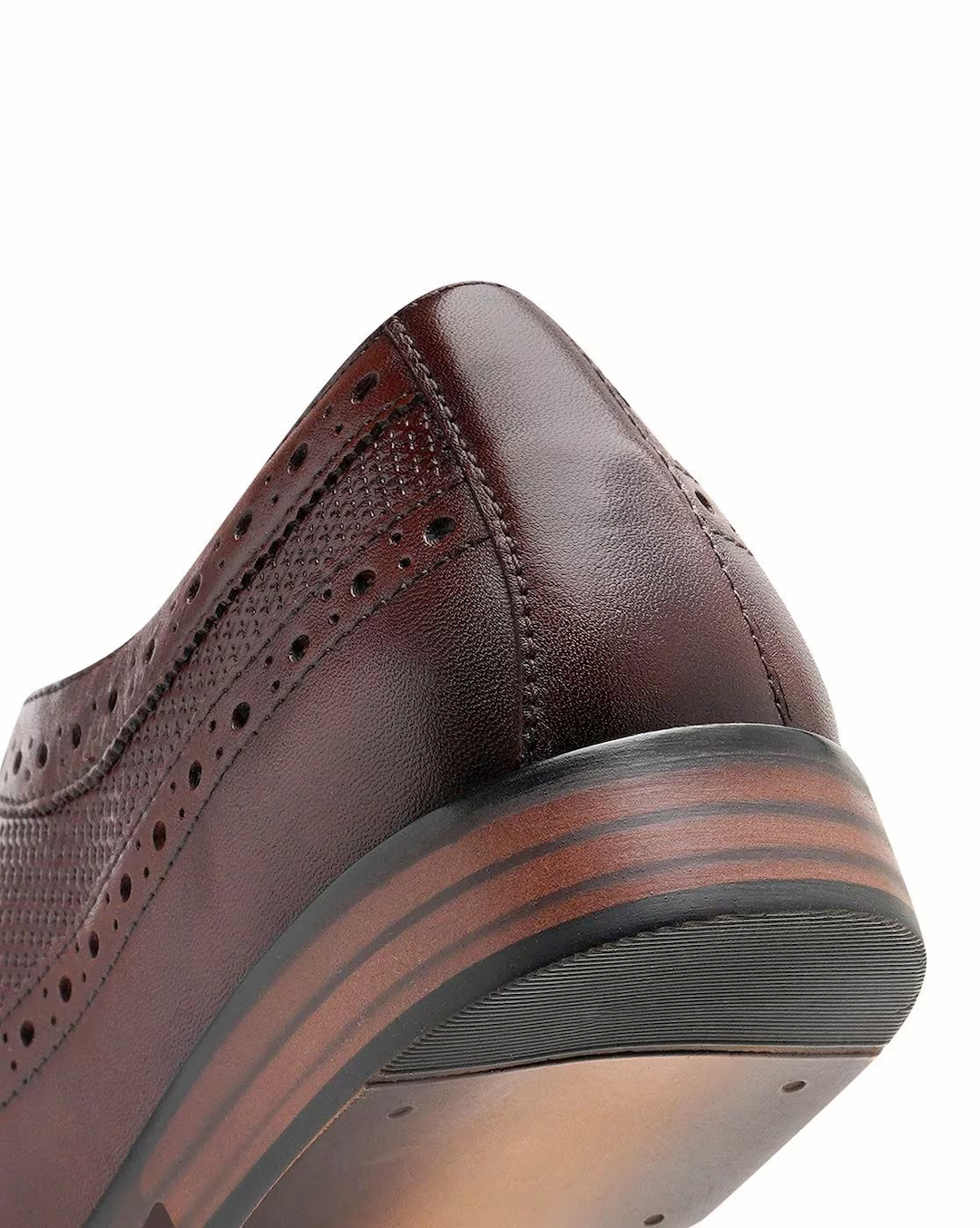 Men Leather Lace-Up Brogues